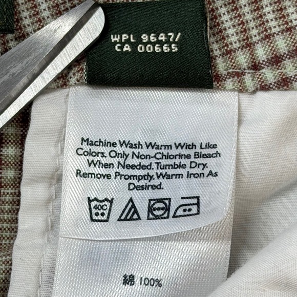 Eddie Bauer Mercer Fit Shorts Women 2 Brown Plaid 100% Cotton Excellent WPL 9647 - Picture 5 of 11